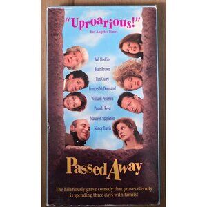 Passed Away (92) VHS (Tim Curry, Bob Hoskins, Nancy Travis) PG13 Comedy Movie